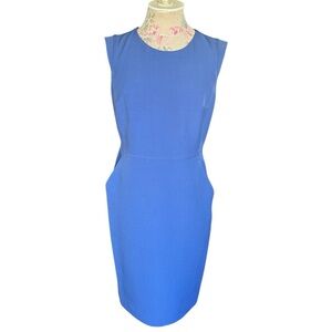Anne Klein Stretch Sheath Dress Blue – Size 2